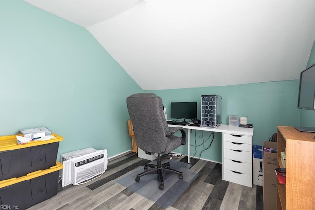 2766 Mckann Ave, Norfolk, VA 23509 - office with lofted ceiling and wood finished floors