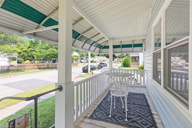 2766 Mckann Ave, Norfolk, VA 23509 - view of wooden porch