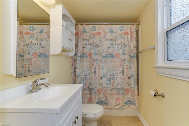 1108 E Pembroke Ave, Hampton, VA 23669 - full bath featuring vanity, toilet, and tile patterned floors