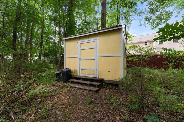 4420 Anderson Ave, Suffolk, VA 23435 - view of shed featuring entry steps