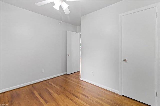 617 Redheart Dr, Hampton, VA 23666 - unfurnished bedroom with wood finished floors and ceiling fan