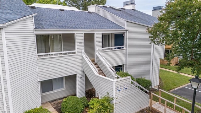 410 Babbling Brook Dr, Virginia Beach, VA 23462 - view of property featuring stairs