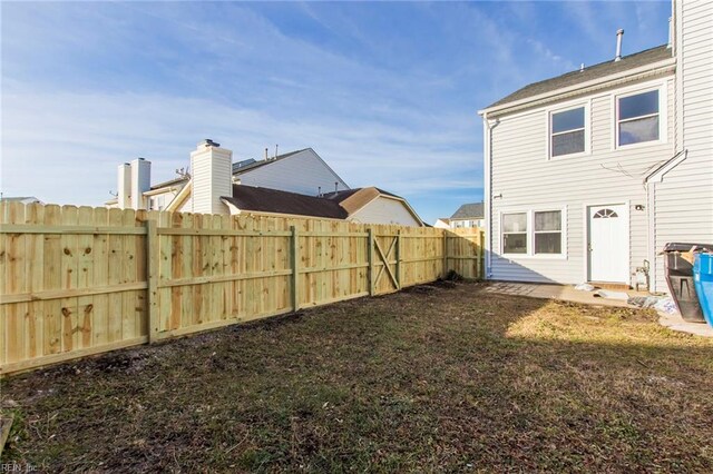 1582 Sword Dancer Dr, Virginia Beach, VA 23454 - rear view of property with a fenced backyard