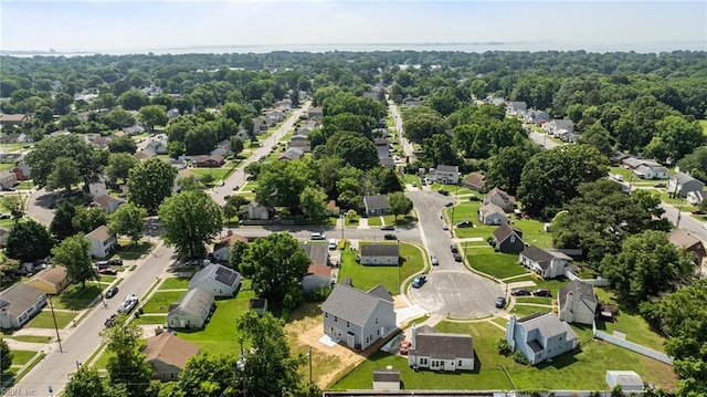 4 Roundtree Cir, Hampton, VA 23661 - aerial overview of property's location with nearby suburban area