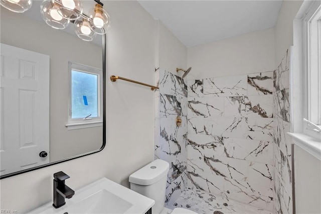 2920 Fetsch Pl, Virginia Beach, VA 23453 - full bathroom with toilet, a stall shower, and vanity