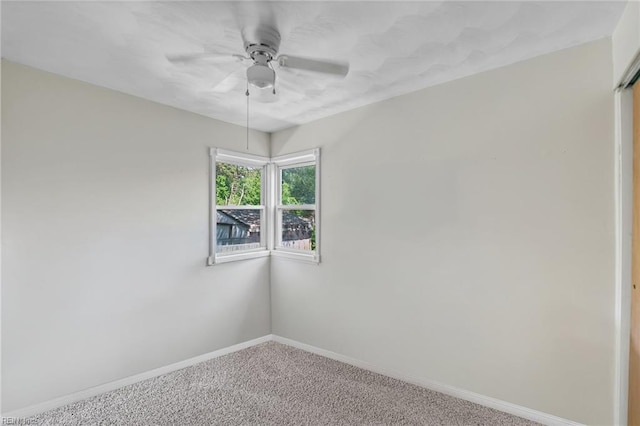 8248 Andrew Ln, Norfolk, VA 23505 - carpeted empty room featuring ceiling fan and baseboards