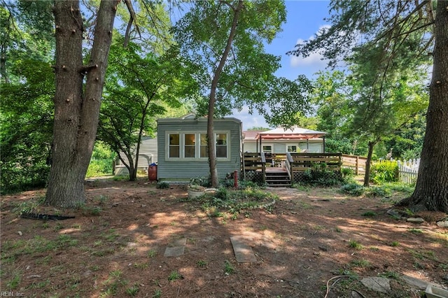 8248 Andrew Ln, Norfolk, VA 23505 - back of house featuring a deck