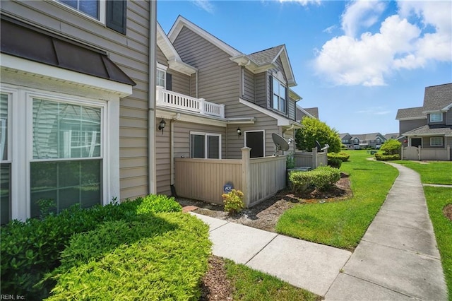 2459 Old Greenbrier Rd Unit 121, Chesapeake, VA 23325 - view of home's exterior with a balcony