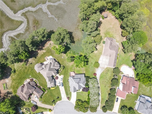 5308 Doral Woods Ct, Suffolk, VA 23435 - aerial view of property and surrounding area with nearby suburban area