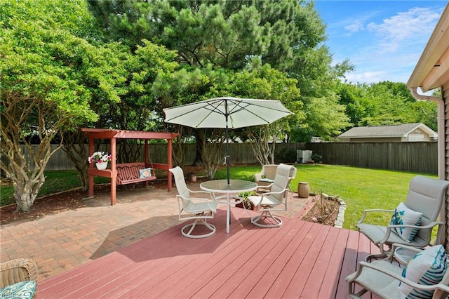 2004 Convoy Ct, Virginia Beach, VA 23454 - wooden deck featuring a fenced backyard