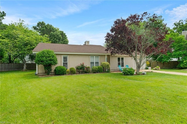 2004 Convoy Ct, Virginia Beach, VA 23454 - single story home featuring driveway, stucco siding, and a chimney
