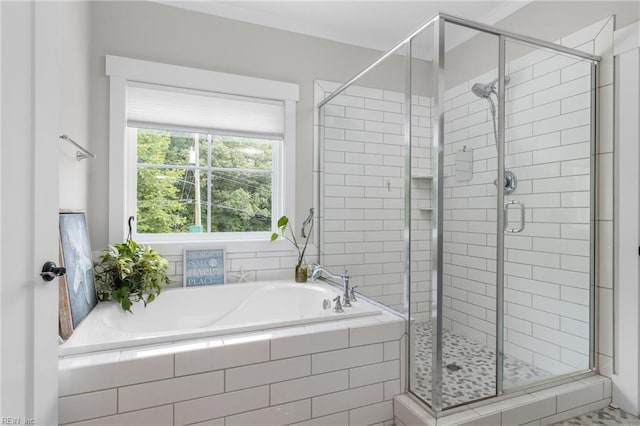 2701 Ashbys Bridge Ct, Virginia Beach, VA 23456 - full bathroom with a garden tub and a shower stall
