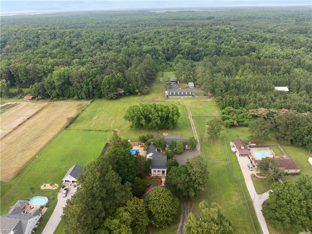 2652 Benefit Rd, Chesapeake, VA 23322 - view of property location featuring a heavily wooded area and rural landscape