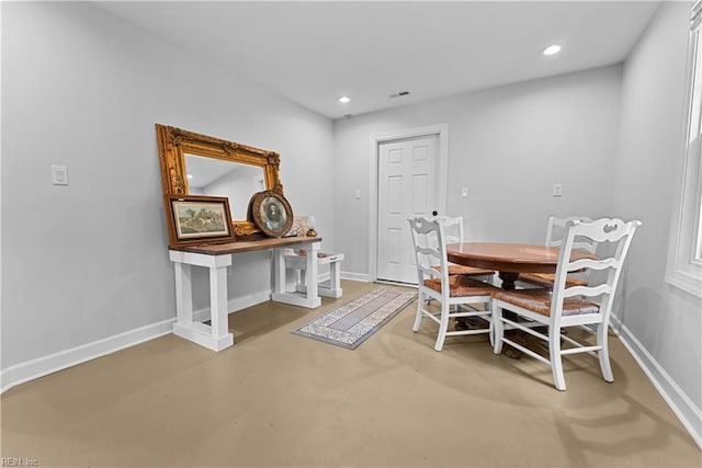 2652 Benefit Rd, Chesapeake, VA 23322 - dining room with concrete floors and recessed lighting
