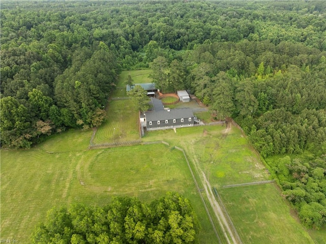 2652 Benefit Rd, Chesapeake, VA 23322 - aerial view of sparsely populated area featuring a forest