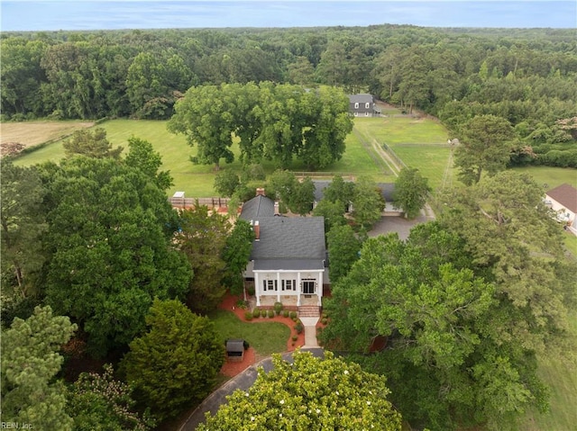 2652 Benefit Rd, Chesapeake, VA 23322 - drone / aerial view of a heavily wooded area