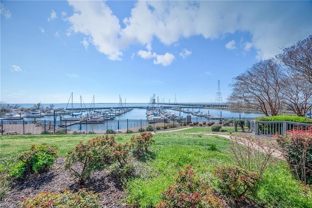7501 River Rd Unit 4A, Newport News, VA 23607 - view of yard featuring a water view