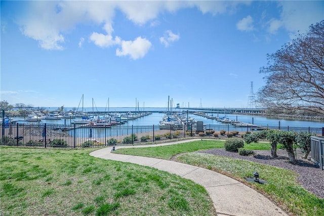 7501 River Rd Unit 4A, Newport News, VA 23607 - view of yard with a water view
