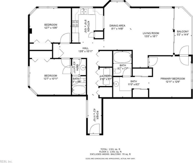7501 River Rd Unit 4A, Newport News, VA 23607 - property floor plan
