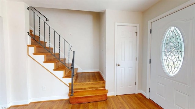 400 Ticonderoga Rd, Virginia Beach, VA 23462 - foyer entrance featuring stairs and wood finished floors