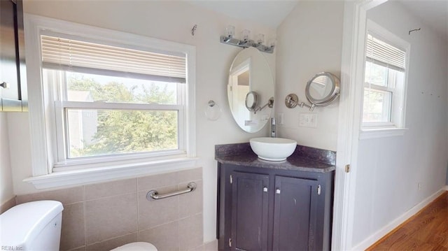 400 Ticonderoga Rd, Virginia Beach, VA 23462 - bathroom with vanity and wood finished floors