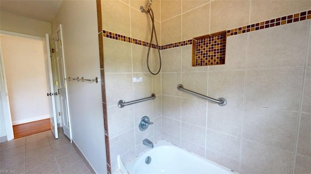 400 Ticonderoga Rd, Virginia Beach, VA 23462 - bathroom featuring shower / bathtub combination and tile patterned floors