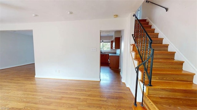 400 Ticonderoga Rd, Virginia Beach, VA 23462 - stairway with wood finished floors