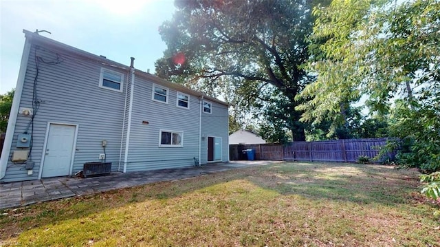 400 Ticonderoga Rd, Virginia Beach, VA 23462 - back of property featuring a fenced backyard and a patio area