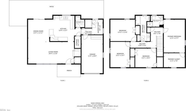 400 Ticonderoga Rd, Virginia Beach, VA 23462 - view of floor plan / room layout
