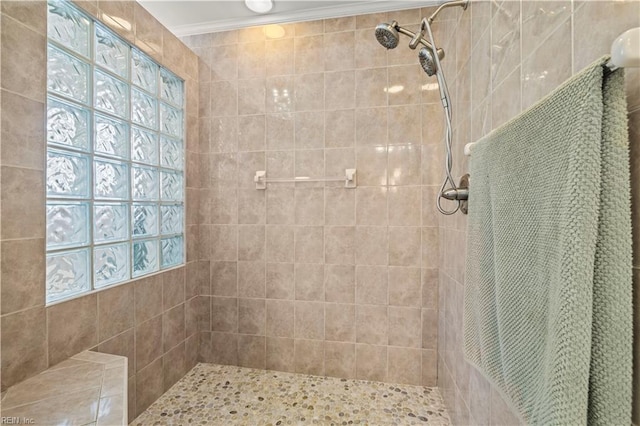 1604 Tether Keep, Virginia Beach, VA 23454 - full bath with a tile shower and ornamental molding