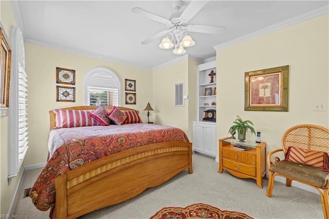 1604 Tether Keep, Virginia Beach, VA 23454 - carpeted bedroom with ornamental molding and ceiling fan