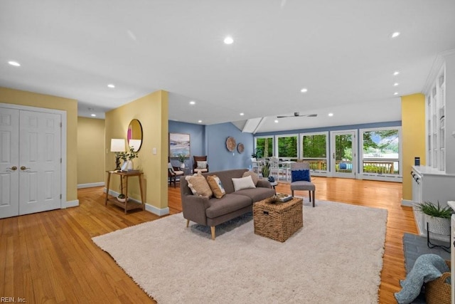 1405 Gravatt Ln, Virginia Beach, VA 23454 - living room with recessed lighting and light wood-style flooring