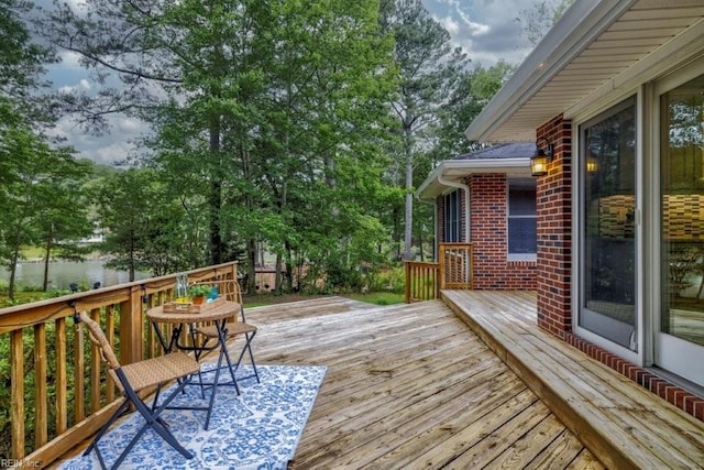 1405 Gravatt Ln, Virginia Beach, VA 23454 - view of wooden terrace