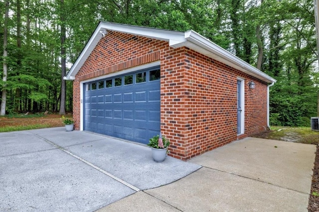 1405 Gravatt Ln, Virginia Beach, VA 23454 - detached garage featuring view of scattered trees