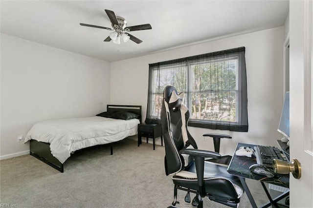 385 Susan Constant Dr, Newport News, VA 23608 - bedroom with carpet flooring and a ceiling fan