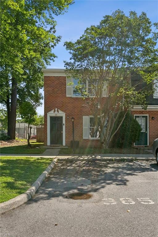 385 Susan Constant Dr, Newport News, VA 23608 - view of front facade with brick siding