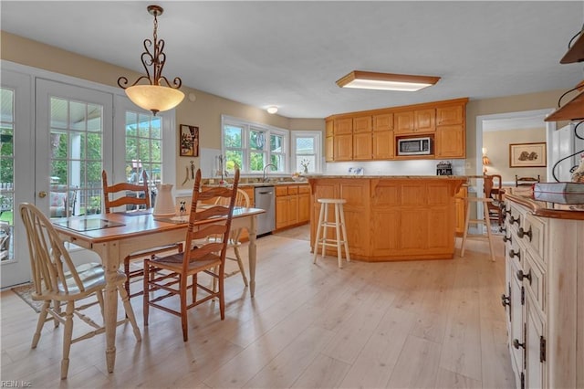 1832 Tree Line Rd, Virginia Beach, VA 23454 - dining space featuring light wood-style flooring
