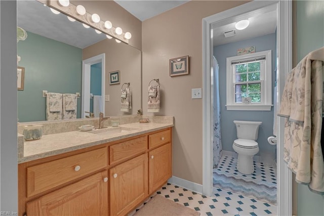 1832 Tree Line Rd, Virginia Beach, VA 23454 - full bathroom with vanity and tile patterned floors