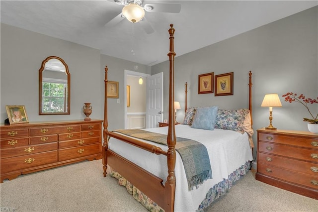 1832 Tree Line Rd, Virginia Beach, VA 23454 - carpeted bedroom featuring a ceiling fan