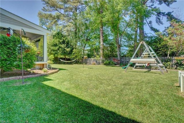 1832 Tree Line Rd, Virginia Beach, VA 23454 - view of yard featuring a playground