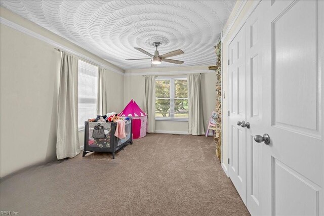1309 Taft Rd, Chesapeake, VA 23322 - recreation room with carpet and ceiling fan