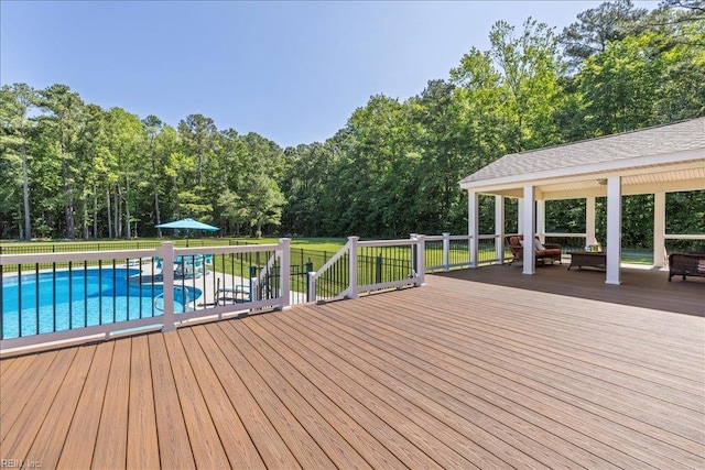 1309 Taft Rd, Chesapeake, VA 23322 - wooden deck featuring a yard