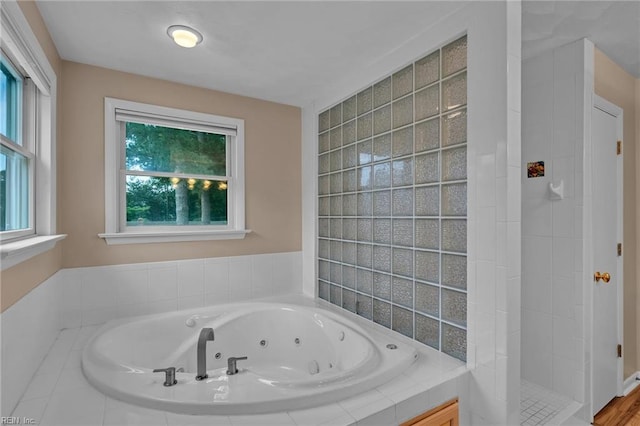 3541 Byrn Brae Dr, Virginia Beach, VA 23464 - full bath featuring a jetted tub and a tile shower