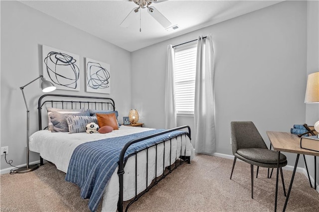 1004 Kathy Ann Way, Carrollton, VA 23314 - carpeted bedroom featuring baseboards and a ceiling fan