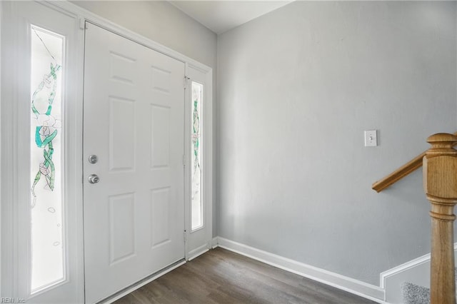 5217 Maracas Arch Arch Unit 50, Virginia Beach, VA 23462 - foyer entrance featuring dark wood-style flooring and baseboards