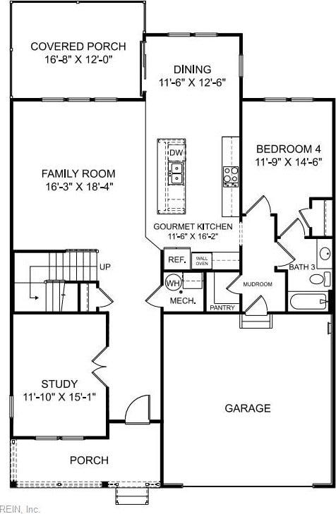 108 Robert Bruce Rd, Poquoson, VA 23662 - view of property floor plan