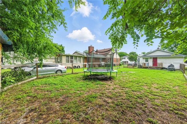 313 Saint James Ave, Suffolk, VA 23434 - view of yard with a trampoline