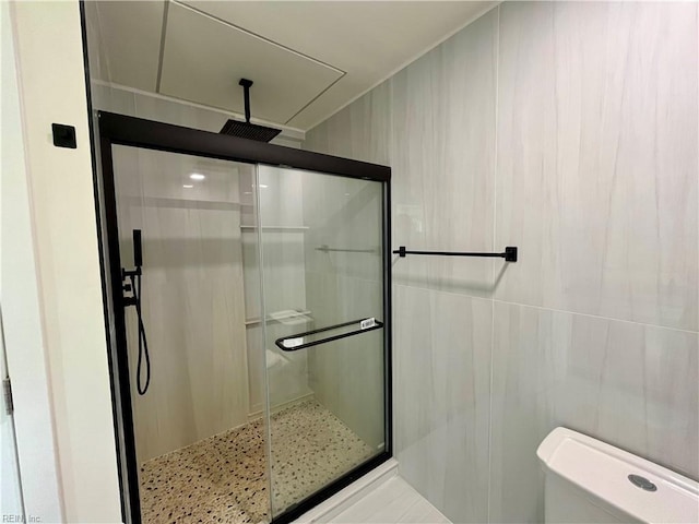3154 Martin Johnson Rd, Chesapeake, VA 23323 - full bathroom featuring a stall shower and toilet