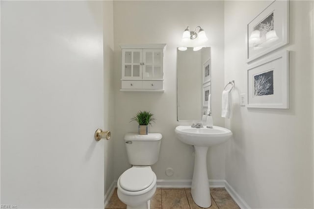 4 Angelia Way, Hampton, VA 23663 - half bathroom featuring toilet and tile patterned floors