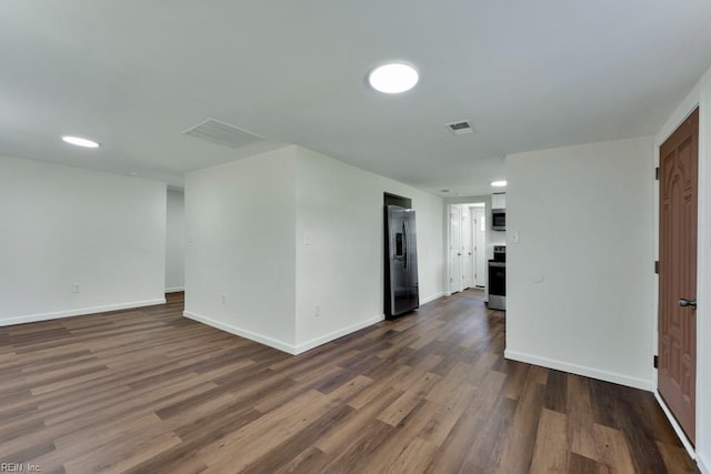 17308 Pittman Rd, Boykins, VA 23827 - unfurnished room featuring dark wood finished floors and baseboards